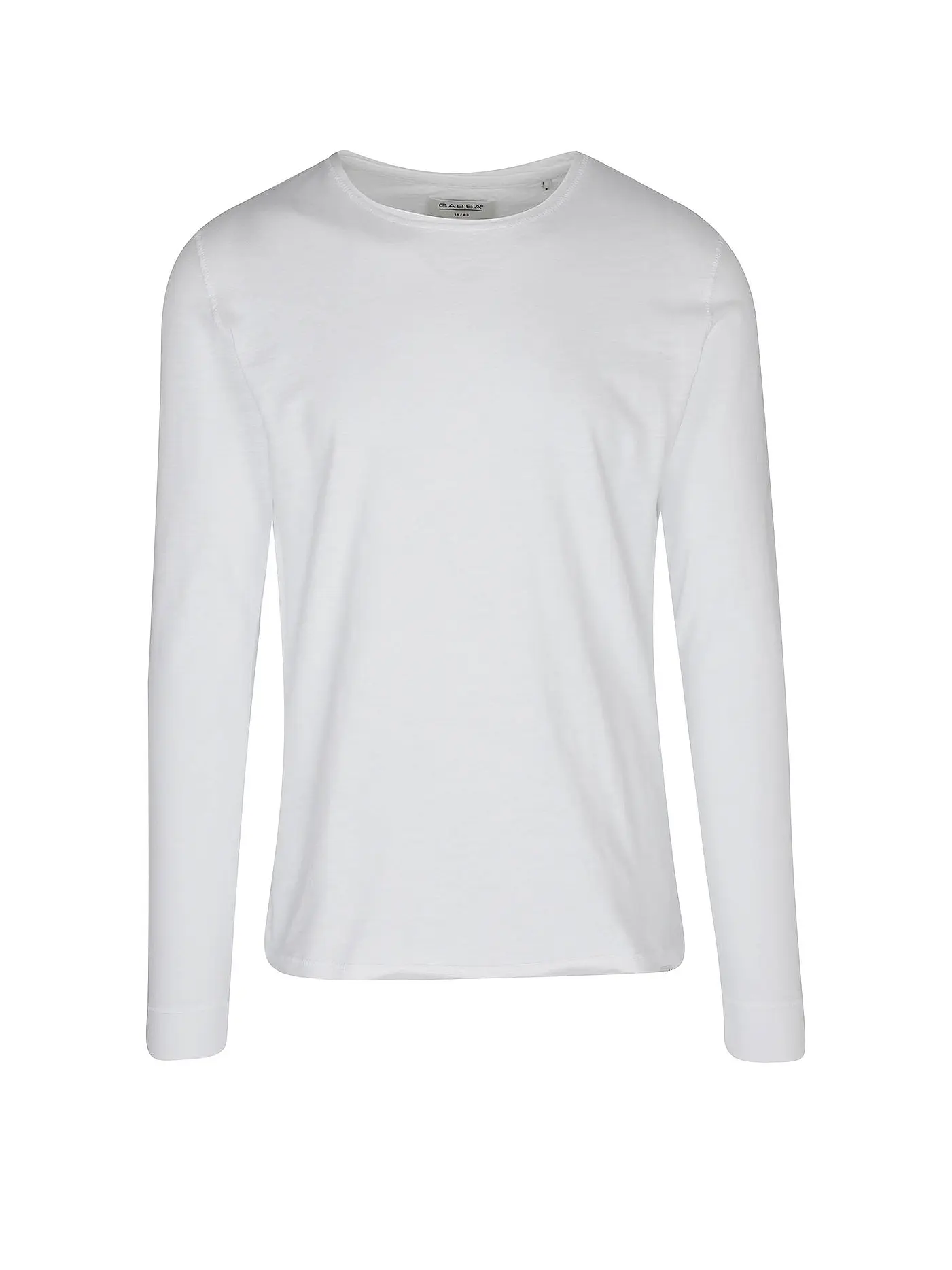 GABBA | Herren Langarmshirt | weiss